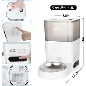 Smart Pet Feeder Automatic Cat Feeder Dog Feeder 4.2‎ L  Auto